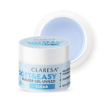 CLARESA BUILDER GEL SOFT&EASY BUILDER GEL CLEAR 45G