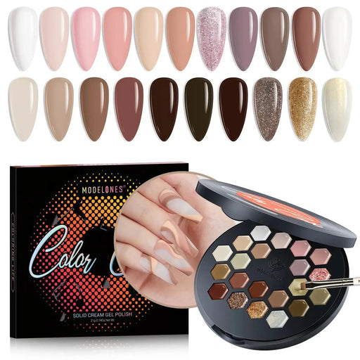 Everyday Life - 21 Colors Solid Cream Gel Polish