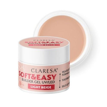 CLARESA BUILDER GEL SOFT&EASY BUILDER GEL LIGHT BEIGE 12g