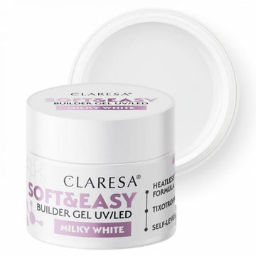 Claresa Soft & Easy Builder gel - Milky white.