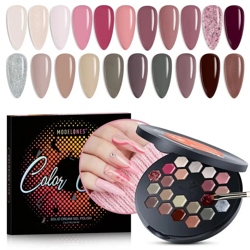 Fall in Love - 21 Colors Solid Cream Gel Polish