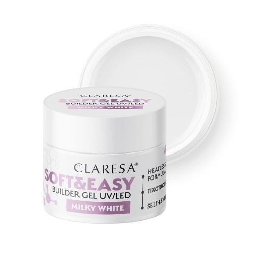 CLARESA BUILDER GEL SOFT&EASY BUILDER GEL MILKY WHITE 90g