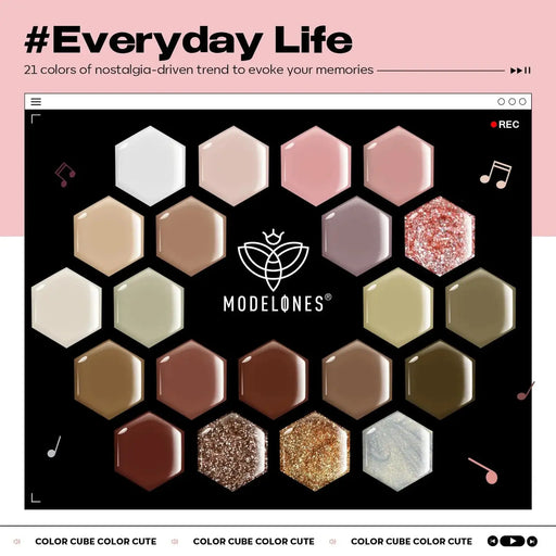 Everyday Life - 21 Colors Solid Cream Gel Polish