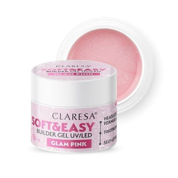 CLARESA BUILDER GEL SOFT&EASY BUILDER GEL GLAM PINK 12G