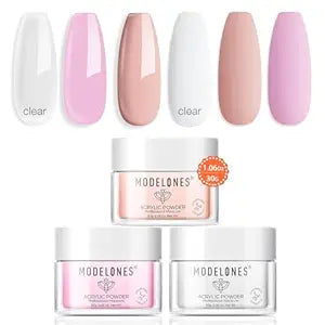 Modelones Acrylic Powder 3 Colors - French colors