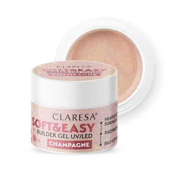 CLARESA BUILDER GEL SOFT&EASY BUILDER GEL PINK CHAMPAGNE 90G