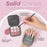 Modelones Gel Polish palette 9 Shades Solid Cream - Refreshing grapefruit
