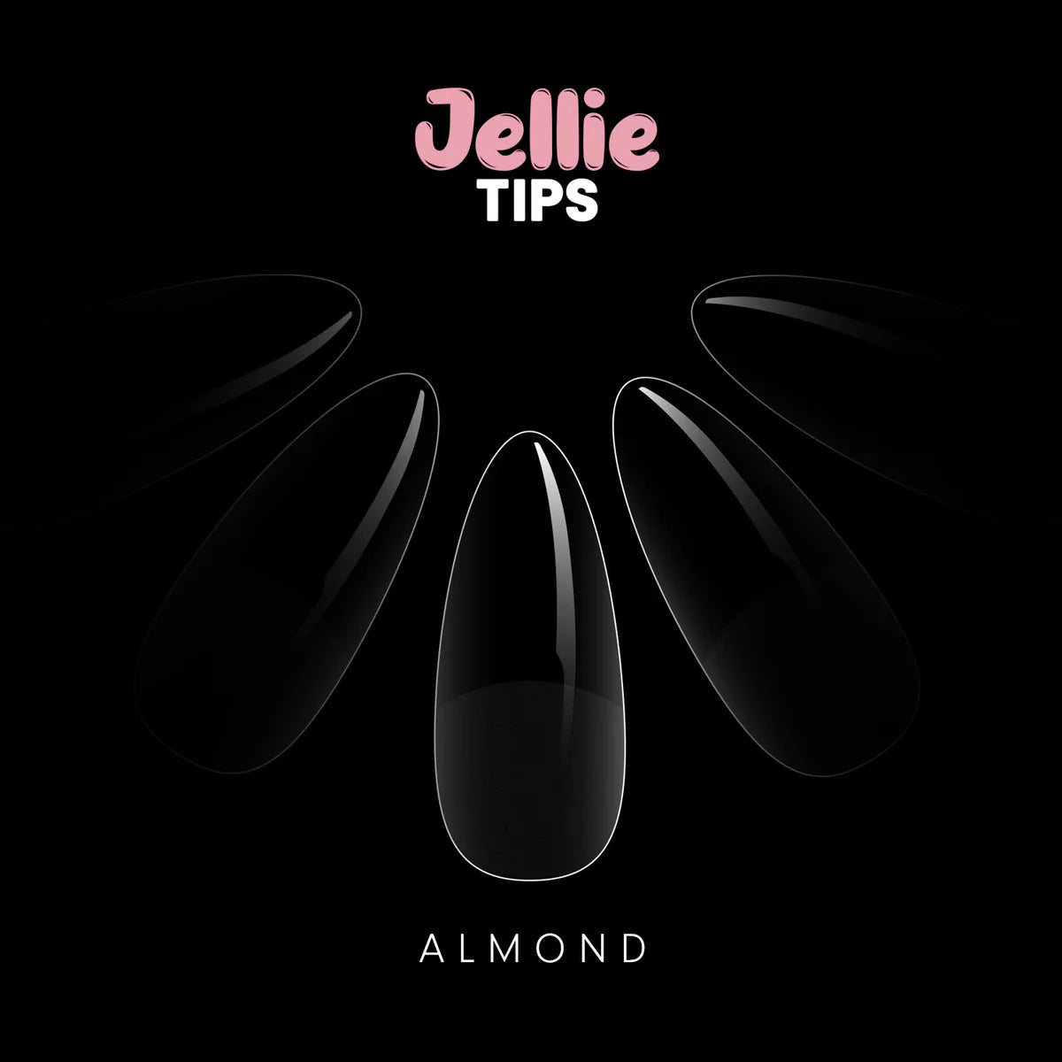 Halo Jellie Nail tips - Almond