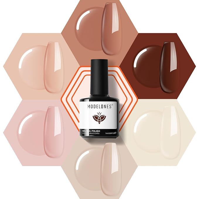 Modelones 6 pcs. Gel Set - Caramel