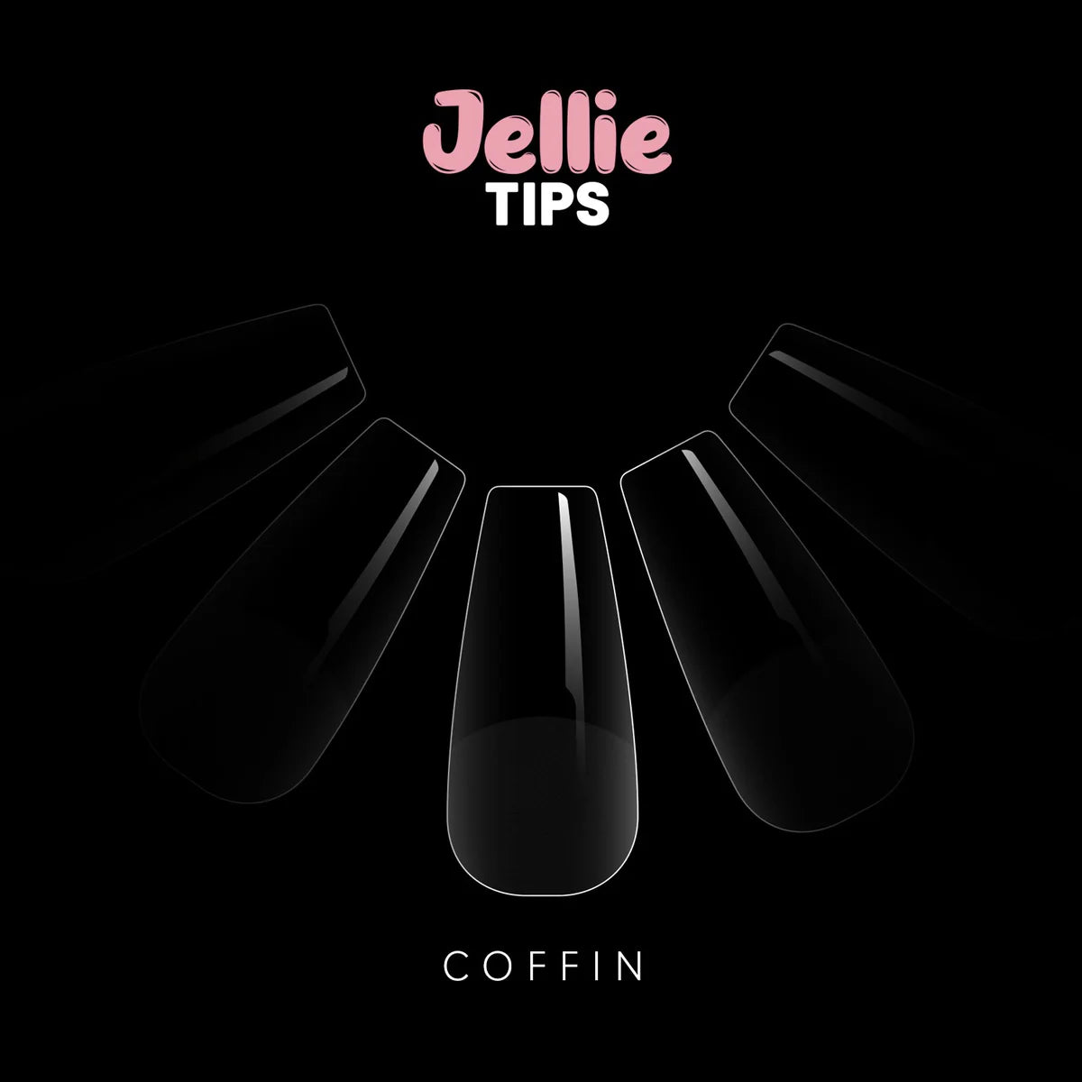 Halo Jellie Nail tips - Coffin