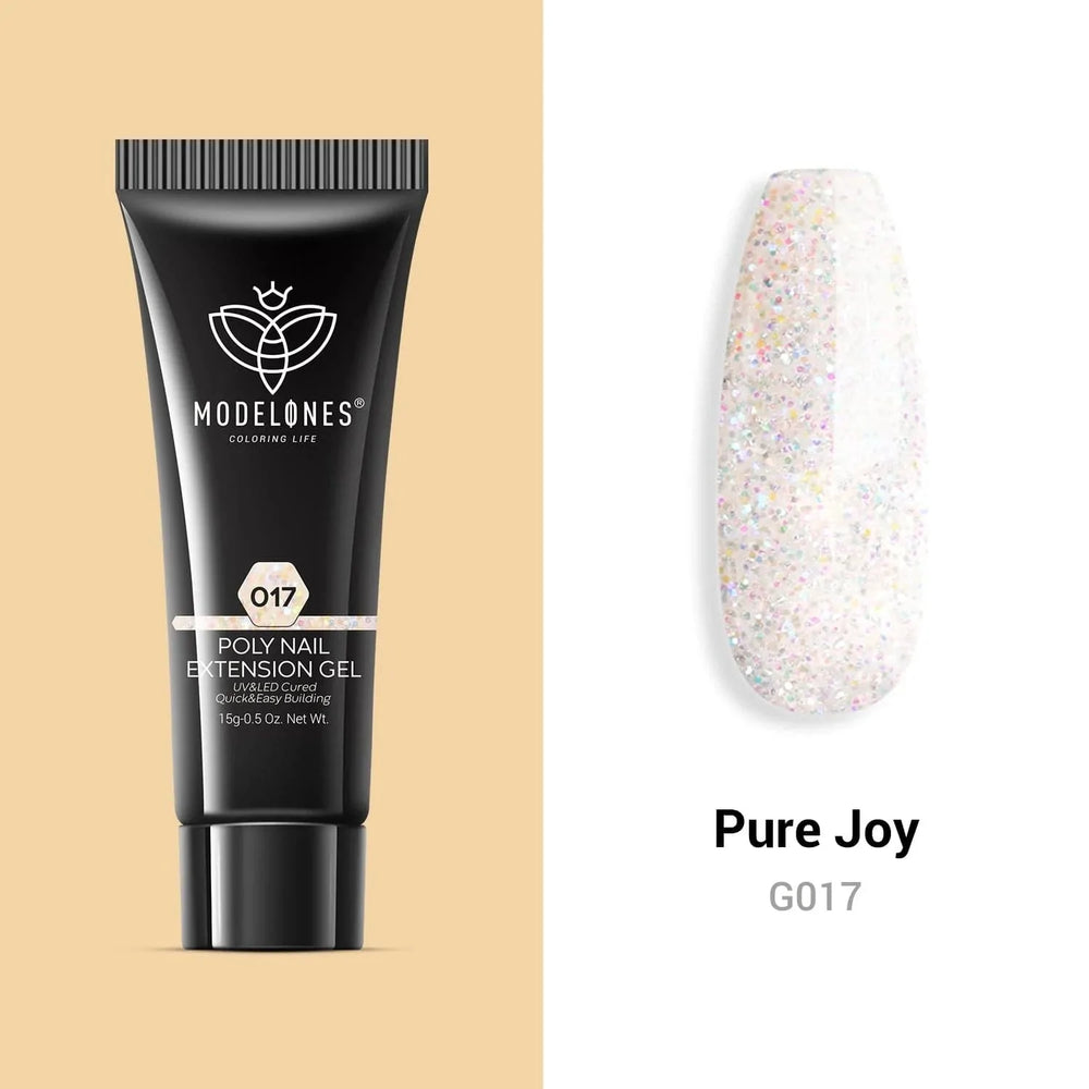 Modelones Single Poly Nail Gel (15g) Pure Joy