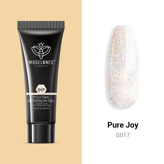 Modelones Single Poly Nail Gel (15g) Pure Joy