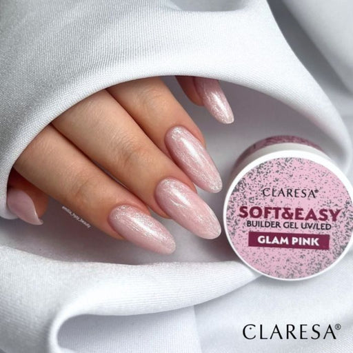 Claresa Soft & Easy Builder gel - Glam pink 45g.