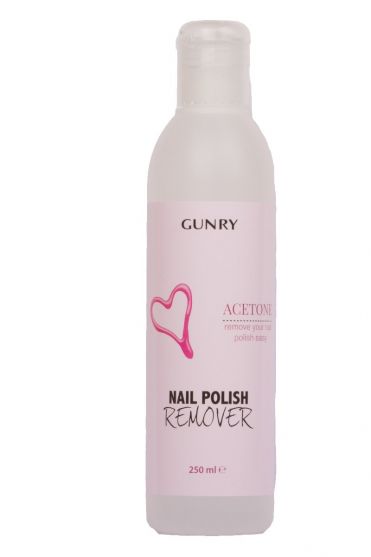 Nail polish remover with acetone