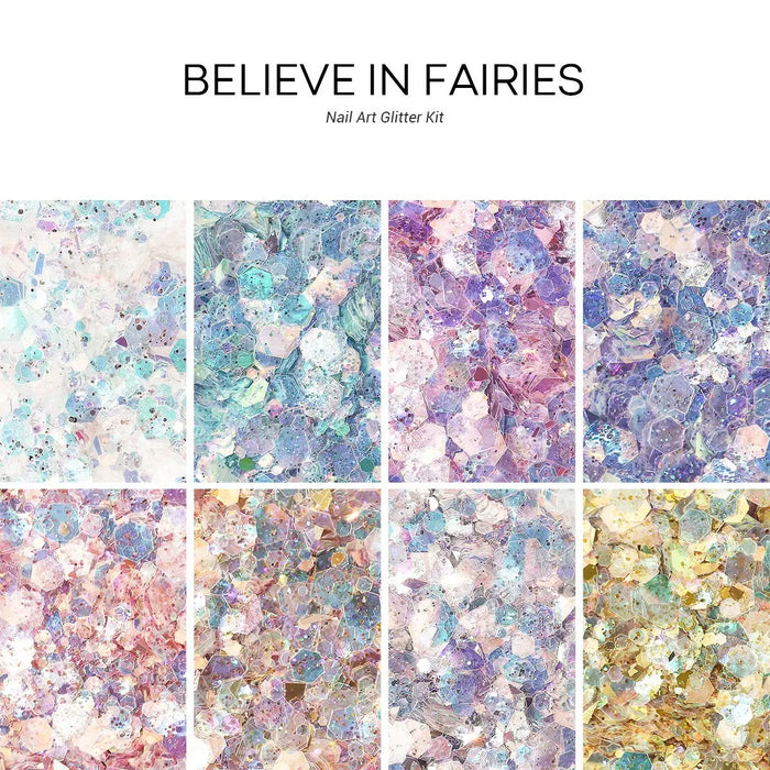 Believe in fairies - Nail Art Glitter Kit
