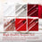 Modelones 6 shades Poly Nail Gel set - Red collection