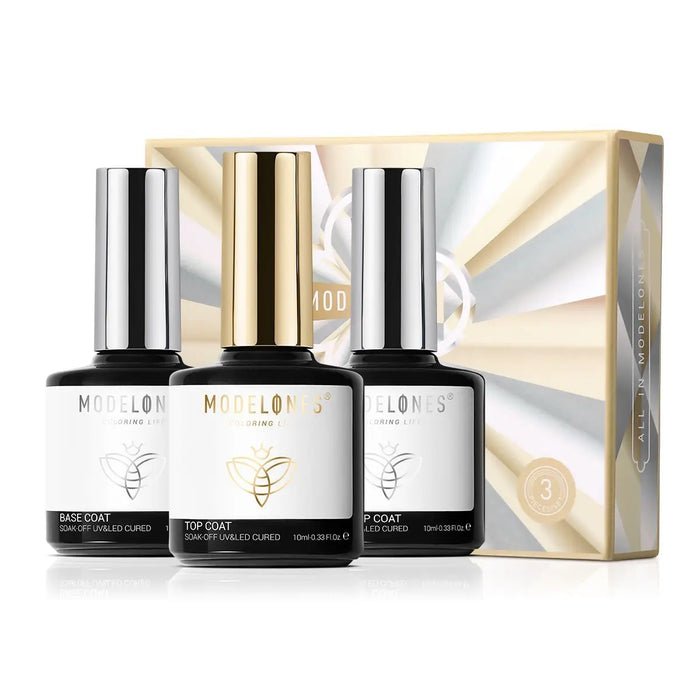 Modelones Top Coat , Matte & Base Coat Set