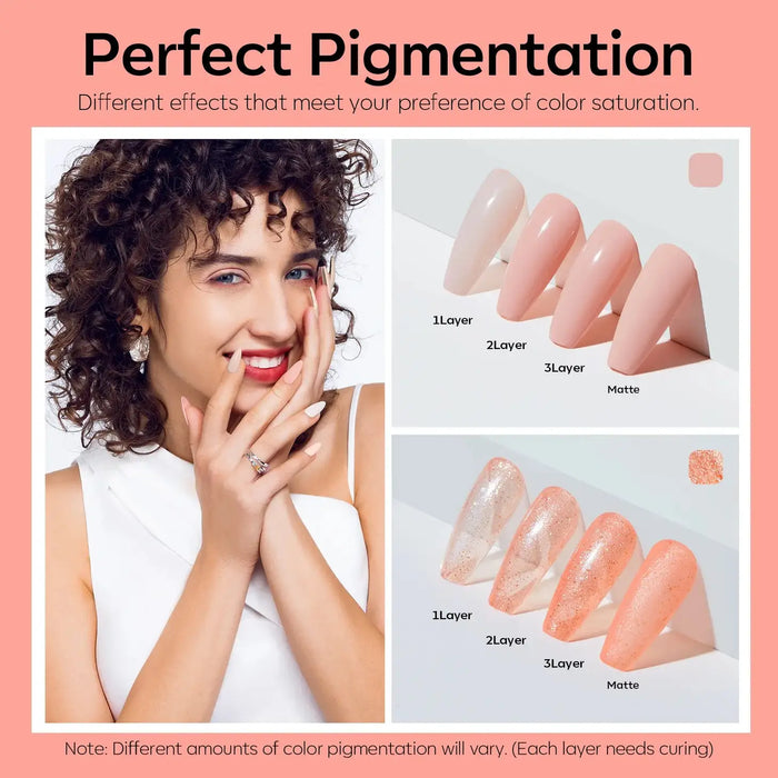 Modelones Gel Polish palette 9 Shades Solid Cream - Sweet like Cinnamon