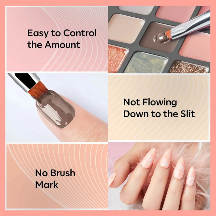 Modelones Gel Polish palette 9 Shades Solid Cream - Sweet like Cinnamon
